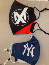 Load image into Gallery viewer, Customized Face Mask (Sports, Personal Logos, etc.)
